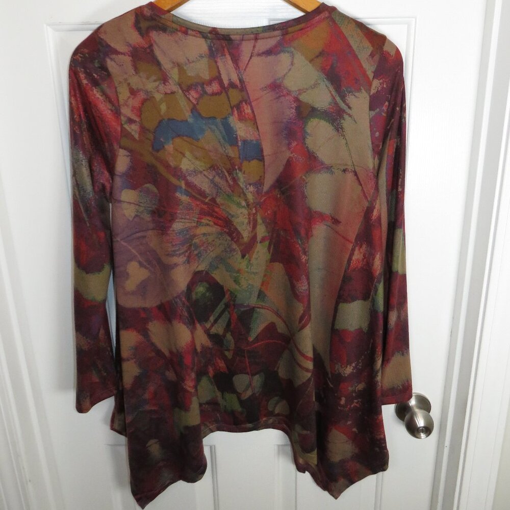 Soft Surroundings Julia Asymmetric Tunic Top Arts… - image 4